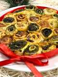 Ghirlanda di pasta sfoglia