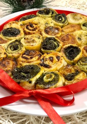 Foto di Ghirlanda di pasta sfoglia