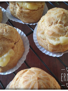 Foto resep Soes vla vanilla, kokoh banget (tanpa mixer)