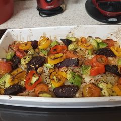 My Mixed Bean and pepper Veggie Roast 😍 A picture of My Mixed Bean and pepper Veggie Roast 😍.