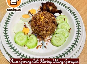 Gambar 👩‍🍳Nasi Goreng Cili Kering Udang Geragau