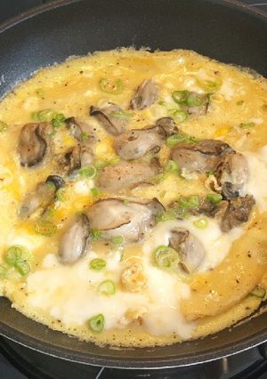 Hình của món Hàu chiên trứng.