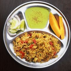 A picture of Vegetable Pulao.