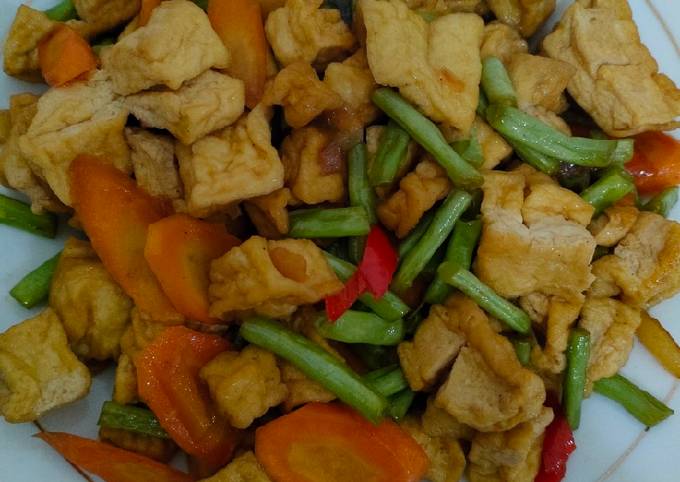 Resep Tumis Buncis Tahu, Lezat