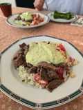 Mai's Avocado-Lime Steak-Bites Salad w/Edamame Rice