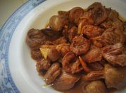 Hình ảnh của tim gà kho