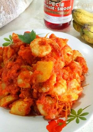 Foto resep Sambalado udang kentang