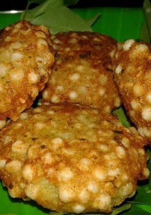 साबूदाना वड़ा (Sabudana vada recipe in hindi) रेसिपी मुख्य फोटो