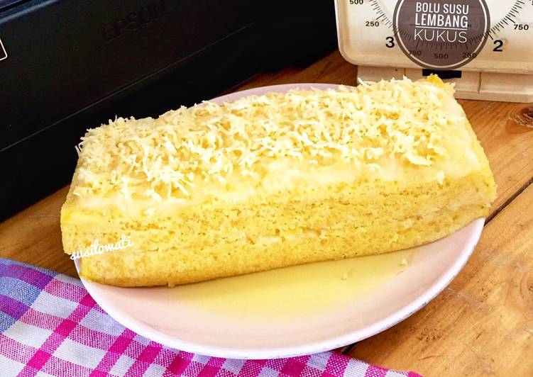 Bolu susu Lembang kukus