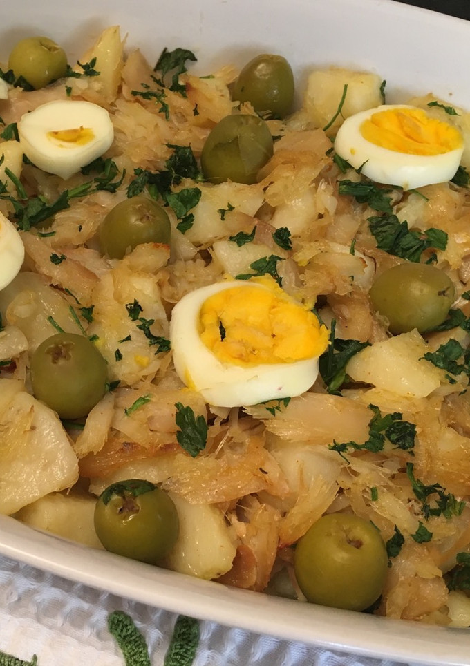 Una foto de Bacalao al horno