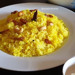 A picture of Basanti Pulao.