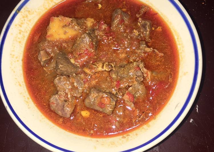 Simple Way to Prepare Quick Liver pepper soup🌶🍅