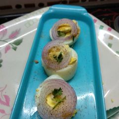 A picture of Masala egg.
