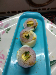 A picture of Masala egg.