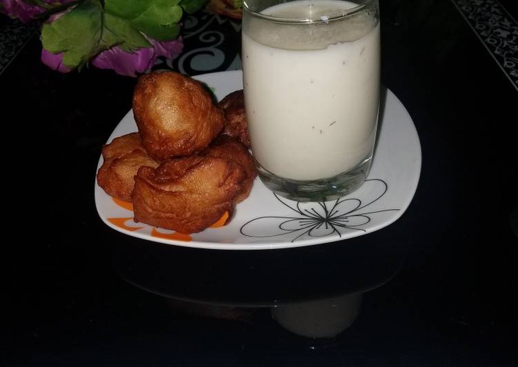 Recipe: Yummy Kunun madara da fanke This is A Recipe That Has Been Tested  From Best My Grandma's Recipe !!