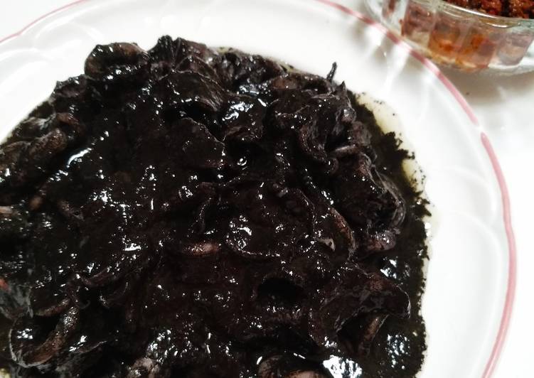 Bumbu memasak Cumi hitam santan Lezat