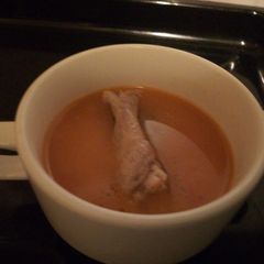 A picture of Classic chicken soup.