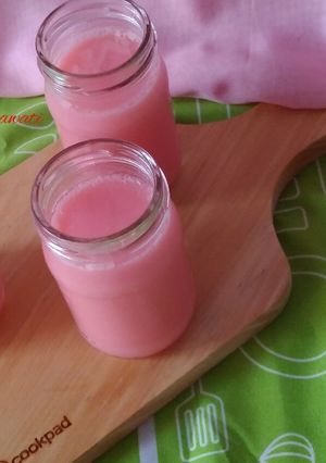 Foto resep Puding Pink Susu