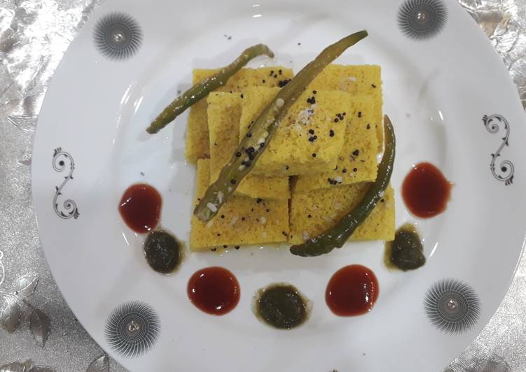 Steps to Prepare Favorite Khaman dhokla