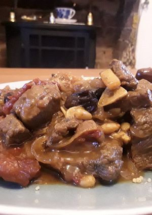 A picture of Sig's Beef, Morrocan Inspired.