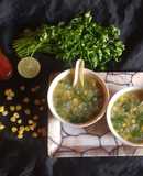 Lemon coriander soup