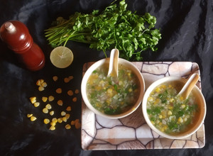 A picture of Lemon coriander soup.