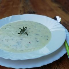 Potato rosemary soup A picture of Potato rosemary soup.
