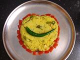 இதய வடிவில்,*ரவா கிச்சடி*(rava kichdi recipe in tamil)