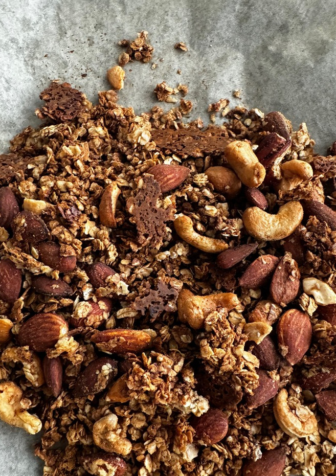 Una foto de Granola casera rápida
