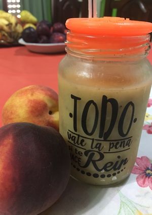 Una foto de Smoothie fit de durazno