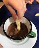 Xocolata amb xurros ☕️ (chocolate con churros)