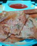 Bánh tráng chiên nhân khoai môn