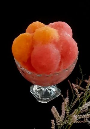 عکسی از دستور سوربه هندوانه و طالبی