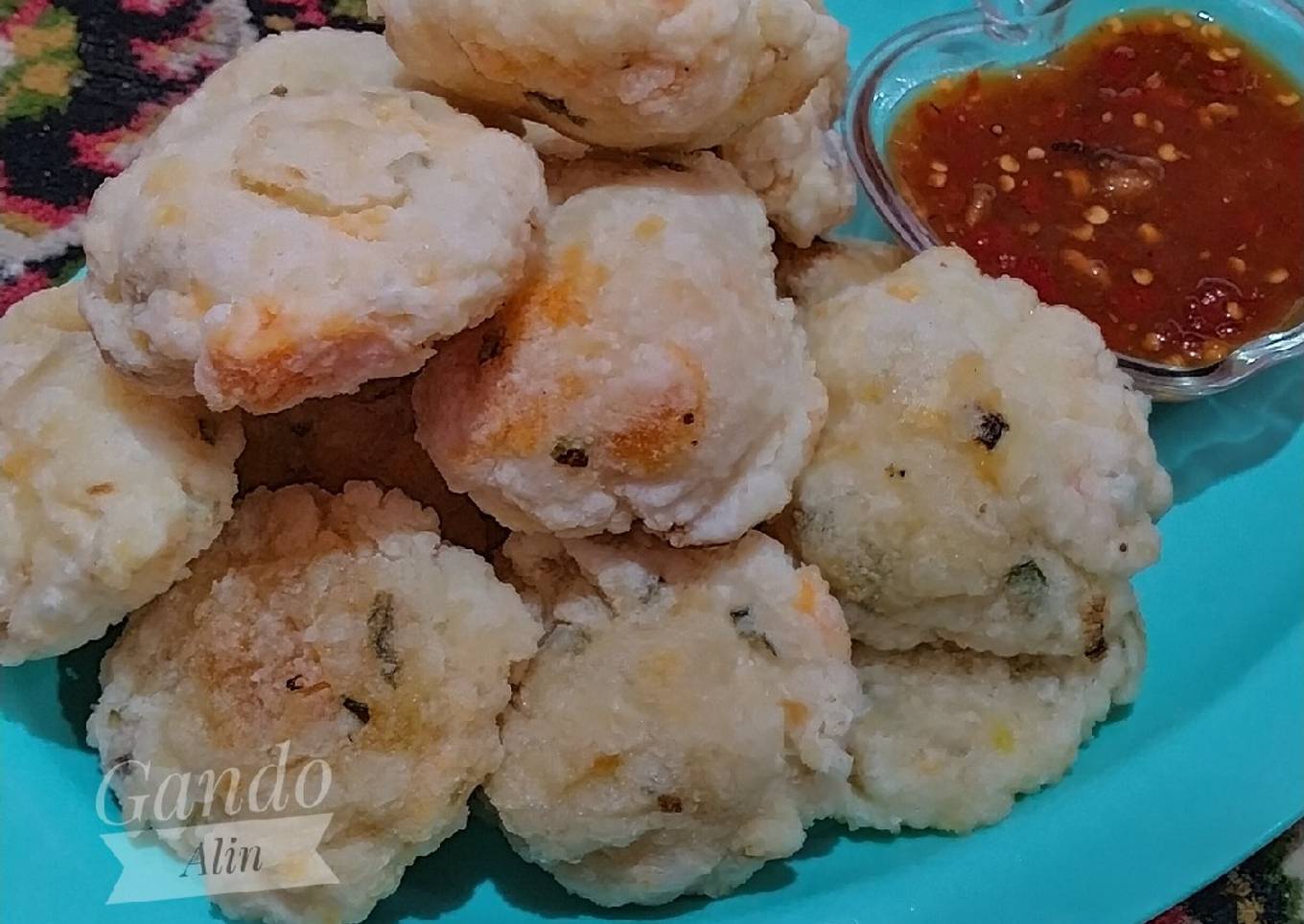 Cireng Nasi Kerupuk (bumbu rujak)