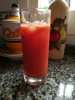 Una foto de Gazpacho con zanahoria