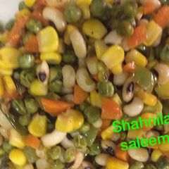 A picture of Beans and corn salad.