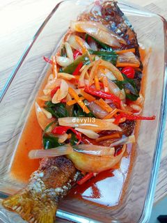 Foto resep Ikan goreng saus asam manis