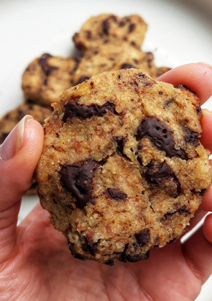 Una foto de 🌱🍪Cookies de tofu y almendras 🍪🌱