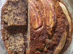 Hình của món Bánh chuối nướng bằng nồi chiên không dầu.