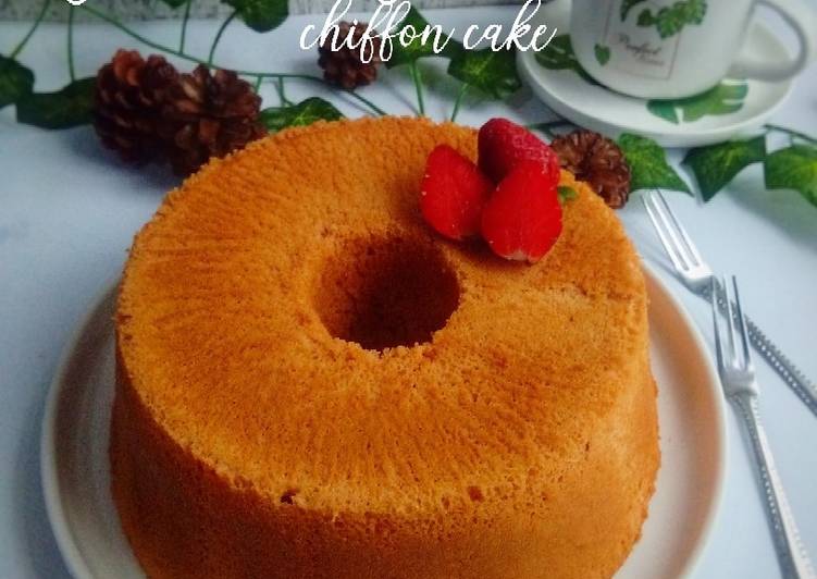 Thai Tea Chiffon Cake