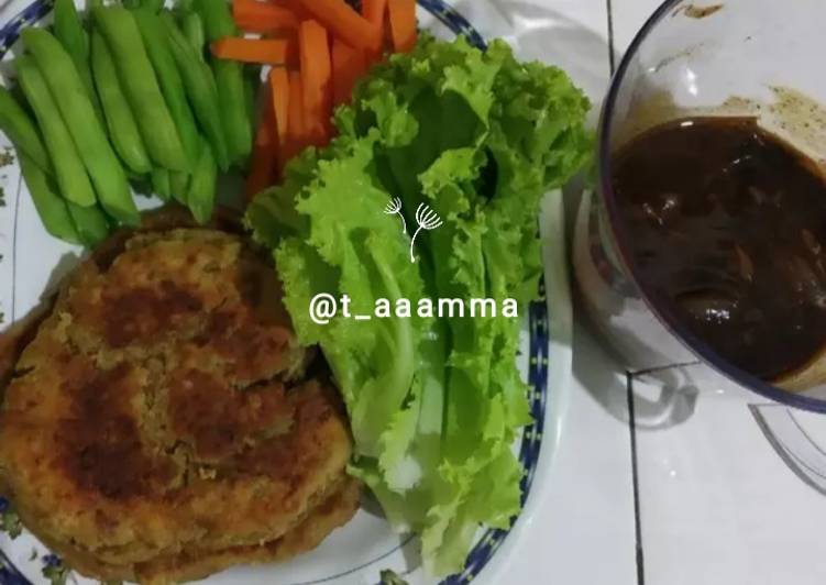 Steak tempe saus lada hitam