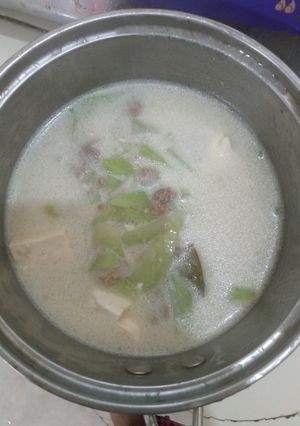Foto resep Sayur Labu santan + tahu & daging sapi giling (menu bayik 14m)