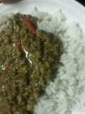Stewed Greengrams with rice