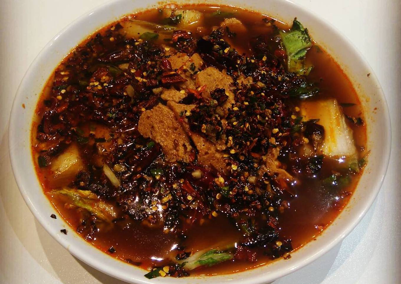 Water-boiled gluten - Shui Zhu Mian Jin