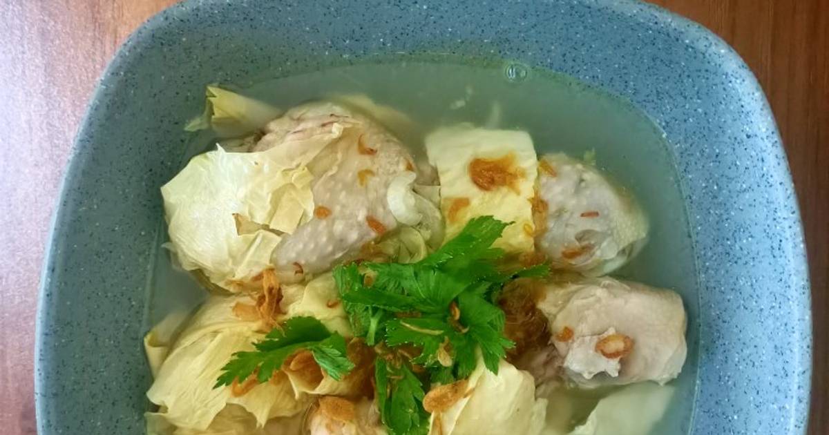 Resep Sup Ayam Kembang Tahu Oleh Pith Cookpad