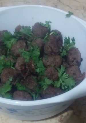 صورة لوصفة كفتة اللحمه 😋