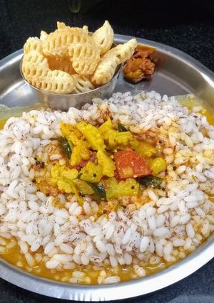 A picture of Bitter gourd rasam.