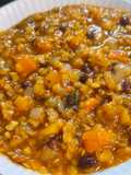 Guiso vegetariano de legumbres