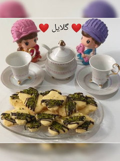 عکسی از دستور شیرینی آردی نارگیلی 😋