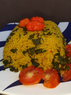A picture of Dambun couscous.